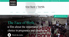 Desktop Screenshot of faceofbirth.com